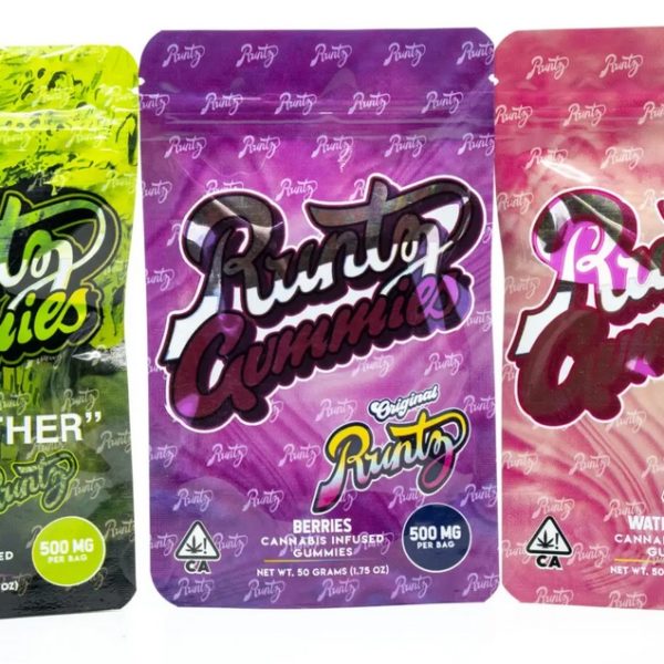 Runtz Gummies | Buy White Runtz Gummies 500mg THC