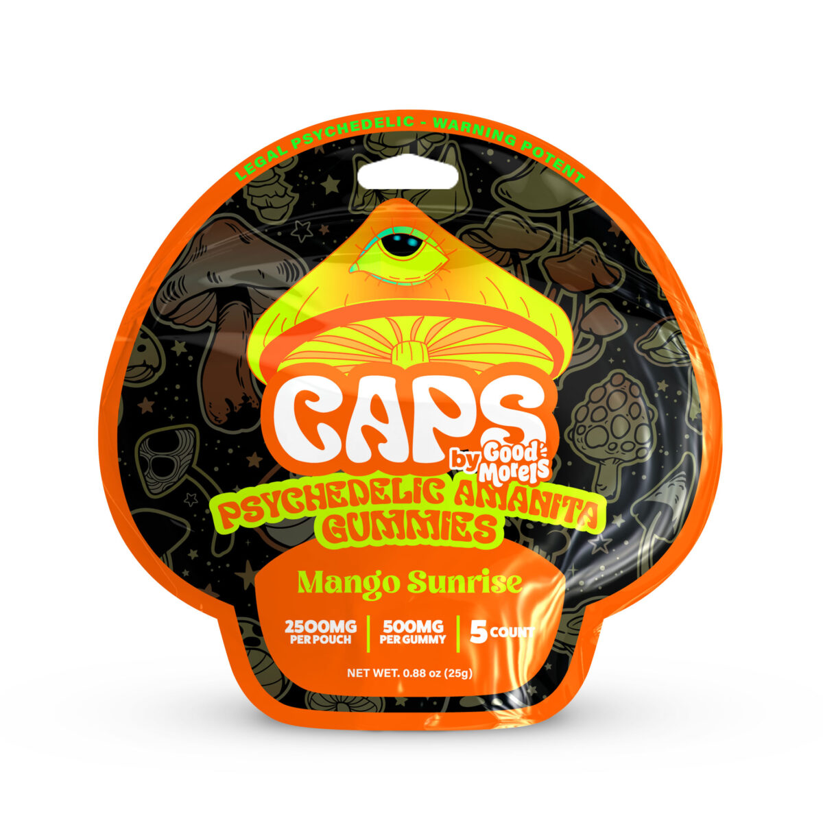 CAPS Psychedelic Amanita Gummies – Mango Sunrise