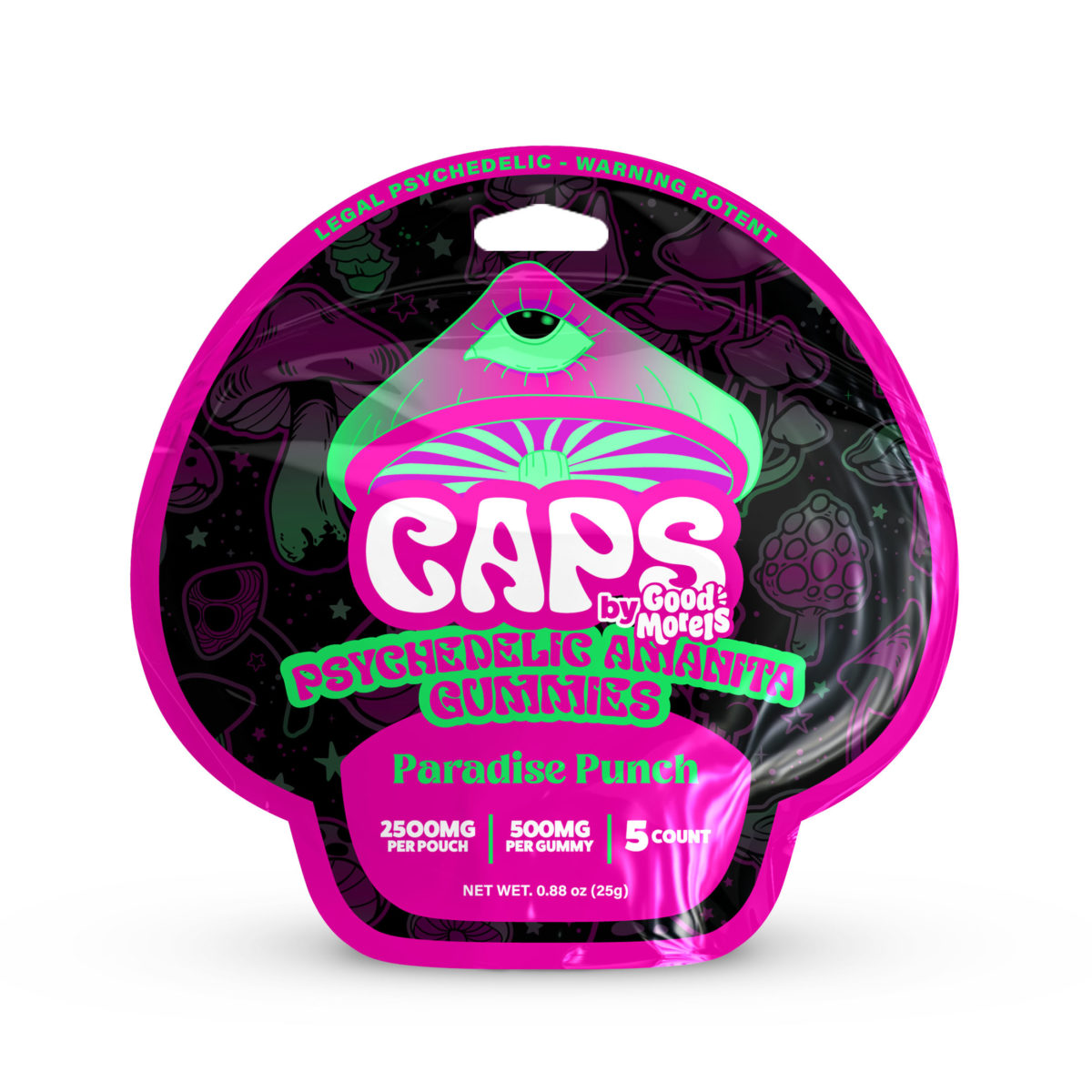 CAPS Psychedelic Amanita Gummies – Paradise Punch
