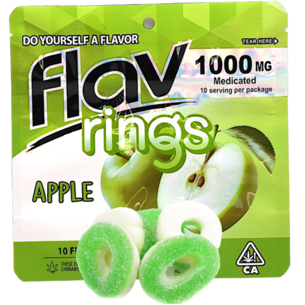 Flav Apple Rings - 1000 mg