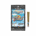 Watermelon Zkittles Hybrid Sluggers Prerolls from Empire 420, infused with kief, hash, and diamonds in a sleek, collectible tin.