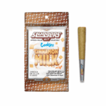 Cinnamon Milk Sluggers Prerolls from Empire 420, infused with kief, hash, and diamonds, in a sleek collectible tin.